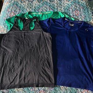 Set of Three Athletic under armour Tops